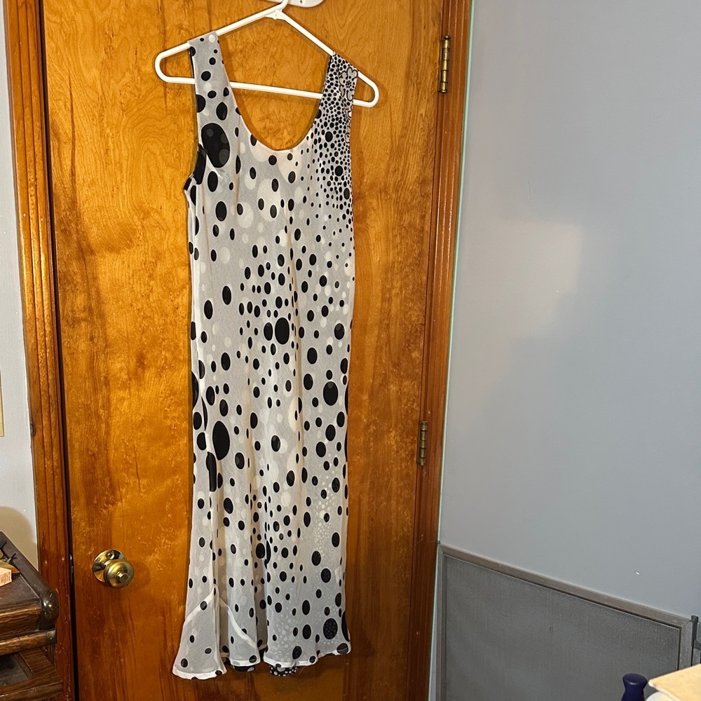 Polka Dot Sleeveless reversible dress